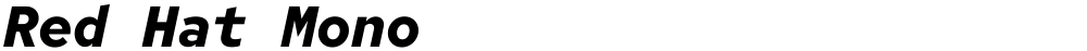 Red Hat Mono