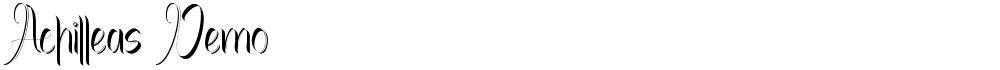 Achilleas Demo