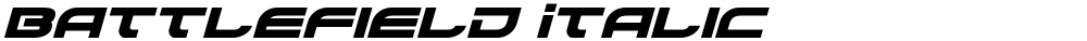 Battlefield Italic