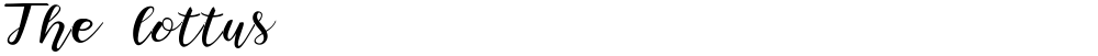The lottus