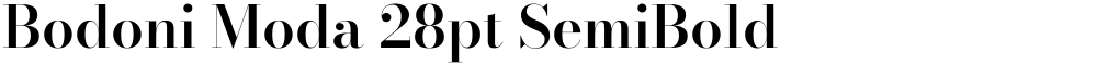 Bodoni Moda 28pt SemiBold