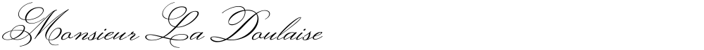Monsieur La Doulaise