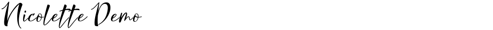 Nicolette Demo