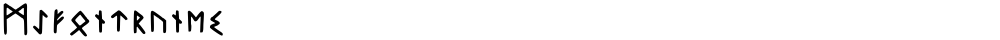 Myfontrunes