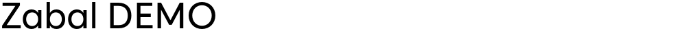 Zabal DEMO