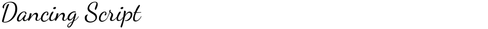 Dancing Script