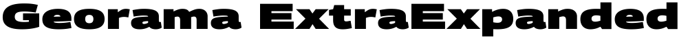 Georama ExtraExpanded Black