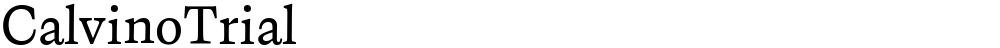 CalvinoTrial