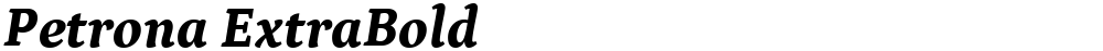Petrona ExtraBold