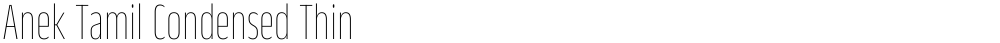 Anek Tamil Condensed Thin