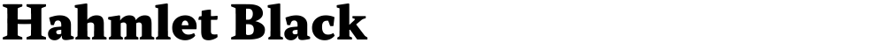 Hahmlet Black