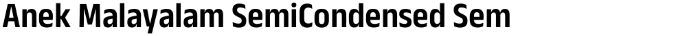 Anek Malayalam SemiCondensed SemiBold