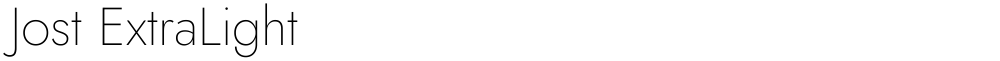 Jost ExtraLight