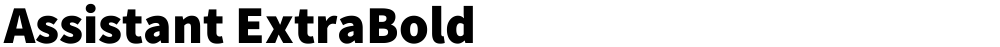 Assistant ExtraBold