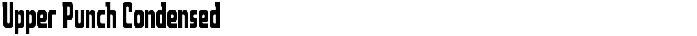 Upper Punch Condensed