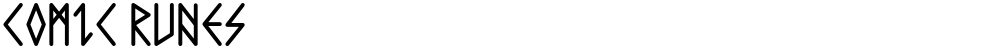 Comic Runes