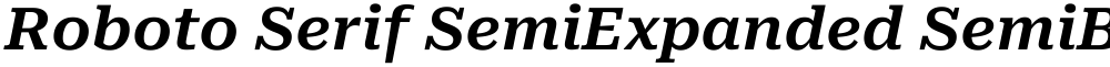 Roboto Serif SemiExpanded SemiBold