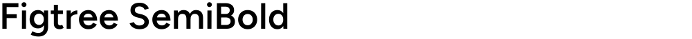 Figtree SemiBold