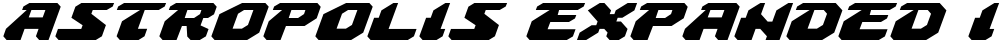 Astropolis Expanded Italic