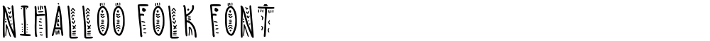 Nihalloo Folk Font