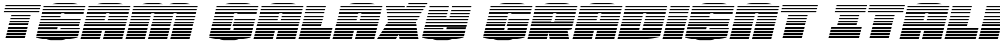 Team Galaxy Gradient Italic