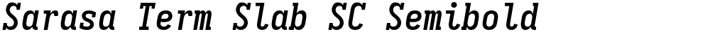 Sarasa Term Slab SC Semibold