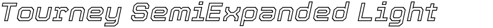 Tourney SemiExpanded Light
