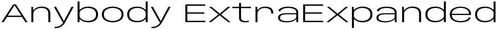 Anybody ExtraExpanded Light