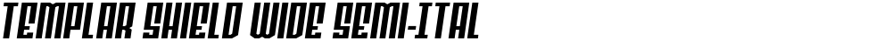 Templar Shield Wide Semi-Ital