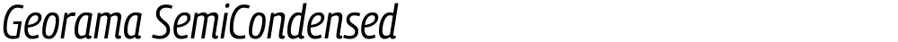 Georama SemiCondensed