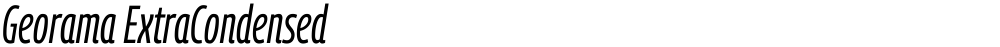 Georama ExtraCondensed