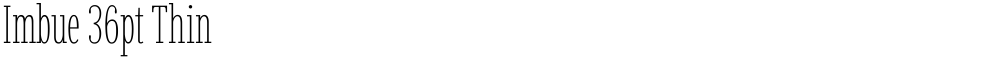 Imbue 36pt Thin