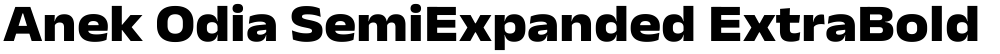 Anek Odia SemiExpanded ExtraBold