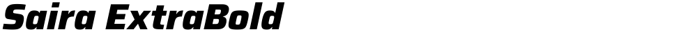 Saira ExtraBold