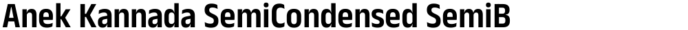 Anek Kannada SemiCondensed SemiBold