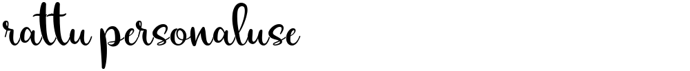 rattu personaluse