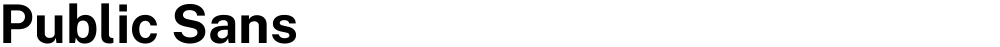 Public Sans