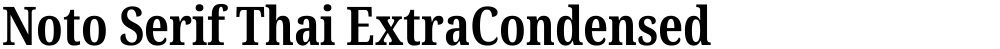 Noto Serif Thai ExtraCondensed
