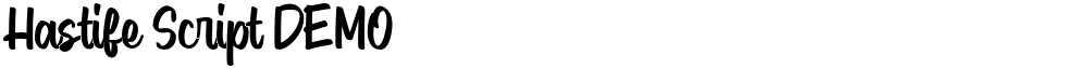 Hastife Script DEMO