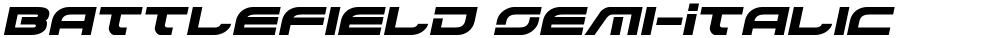 Battlefield Semi-Italic