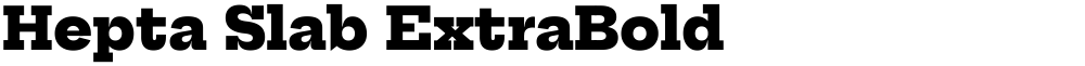Hepta Slab ExtraBold