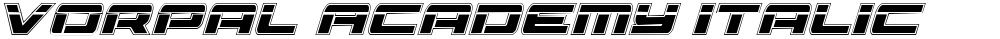 Vorpal Academy Italic