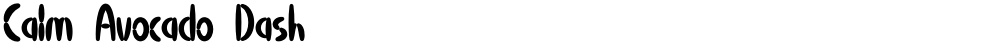 Calm Avocado Dash