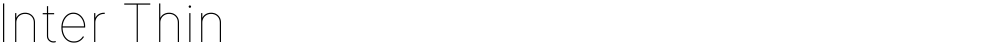 Inter Thin