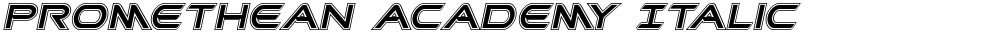 Promethean Academy Italic
