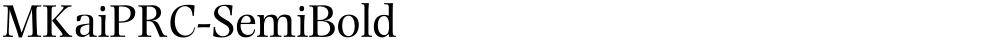 MKaiPRC-SemiBold