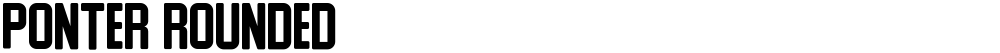 Ponter Rounded
