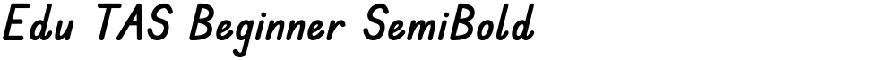 Edu TAS Beginner SemiBold
