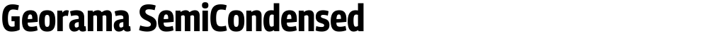 Georama SemiCondensed