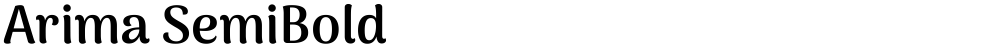 Arima SemiBold